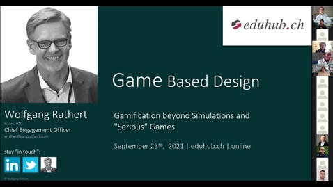 Thumbnail for Game Based Design - Gamification beyond Simulations and &quot;Serious Games&quot;