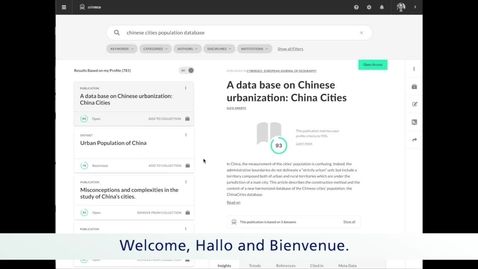 Thumbnail for AskReco - prototype of the discovery platform