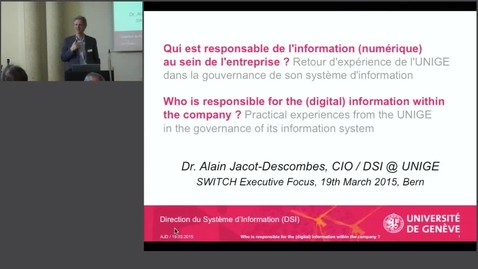 Thumbnail for Qui est responsable de l’information au sein de l’entreprise?