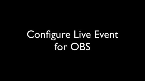 Thumbnail for LiveWithOBS