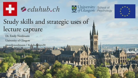 Thumbnail for Study skills and strategic use of lecture capture