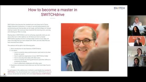 Thumbnail for How to become a master in SWITCHdrive