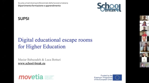 Thumbnail for Digital online educational escape rooms for higher education