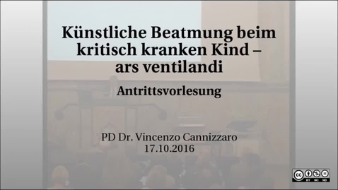 Thumbnail for Künstliche Beatmung beim kritisch kranken Kind – ars ventilandi
