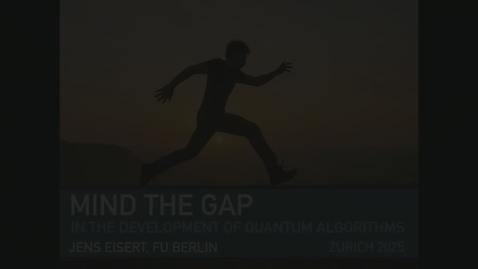 Thumbnail for Quantum Computing summer school - afternoon