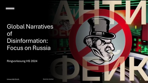 Thumbnail for HS24 RVL Global Narratives of Disinformation: 5th session (EN)