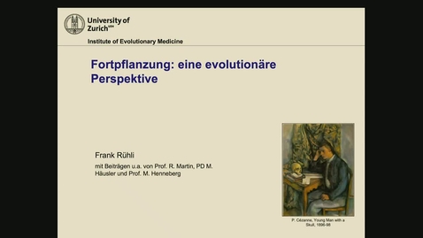 Thumbnail for Fortpflanzung: eine evolutionäre Perspektive
