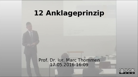 Thumbnail for 12 Anklageprinzip - Prof. Marc Thommen