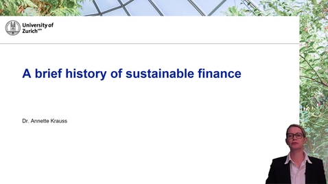 Thumbnail for A brief history of sustainable finance
