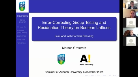 Thumbnail for Error-Correcting Group Testing and Residuation Theory on Boolean