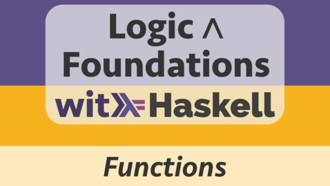 Thumbnail for Haskell 8: Functions