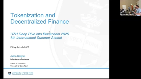 Thumbnail for E.3 Tokenisation and DeFi by Julian Kanjere