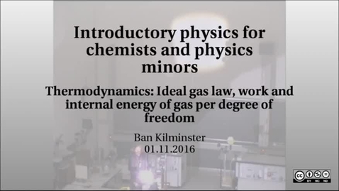 Thumbnail for Introductory physics for chemists and physics minors