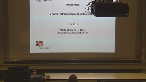 Thumbnail for Introduction to Bioinformatics - Lecture 07: Proteomics