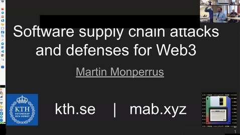 Thumbnail for Lecture Series FS25 - Software Supply Chain Attacks and Defenses for Web3