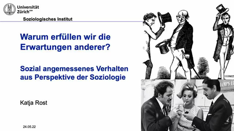 Thumbnail for Warum erfüllen wir die Erwartungen anderer? Sozial angemessenes Verhalten aus Perspektive der Soziologie