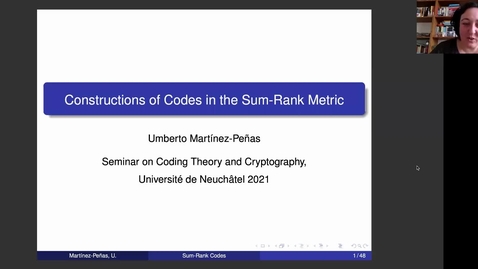 Thumbnail for Constructions of Codes in the Sum-Rank Metric