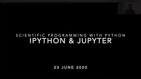 Thumbnail for iPython &amp; Jupyter notebook introduction