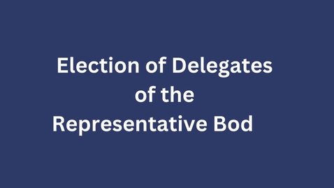 Thumbnail for UZH Delegates' Election Spring 2024