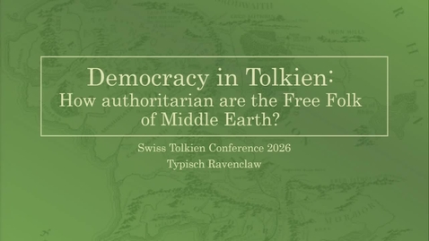 Thumbnail for Tolkien Conference Switzerland - Part 2