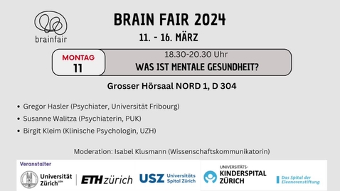 Thumbnail for BrainFair 2024: Was ist mentale Gesundheit?
