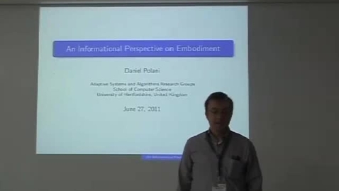 Thumbnail for An Informational Perspective on Embodiment