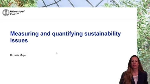 Thumbnail for Measuring and quantifying sustainability issues