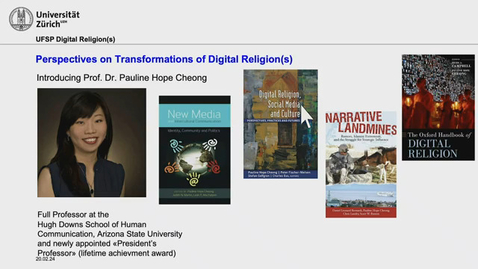 Thumbnail for Digitale Religionen – Digitale Theologien – Current Transformations. Einführungsvorlesung