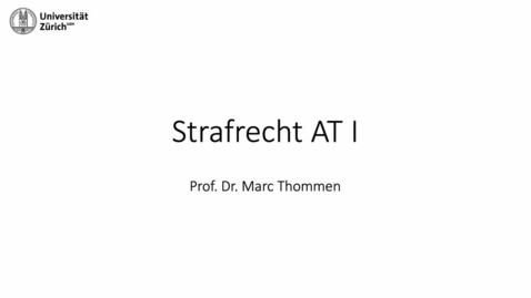 Thumbnail for 22_StGB AT I - Täterschaft und Teilnahme Gehilfenschaft