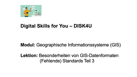 Thumbnail for GIS Dateiformate 4 Welches Dateiformat