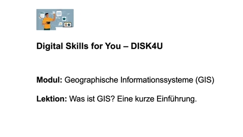 Thumbnail for GIS Einführung
