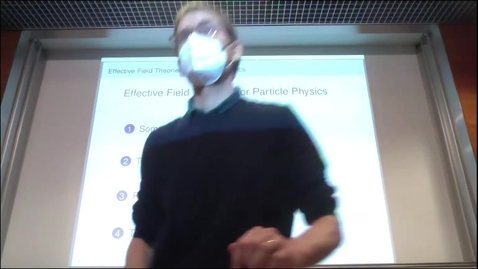 Thumbnail for Lecture 3: Renormalization, running, tree-level matching, 2021-10-05
