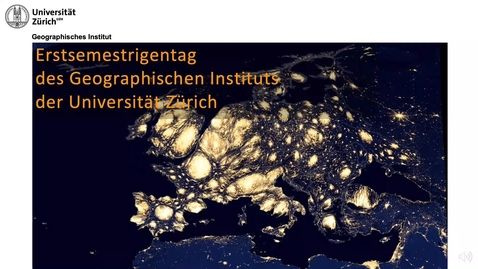 Thumbnail for Erstsemestrigentag des Geographischen Instituts der Universität Zürich 2022