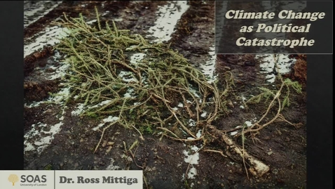 Thumbnail for Climate change as political catastrophe, Ross Mittiga - Democracy Studies Annual Lecture 2024