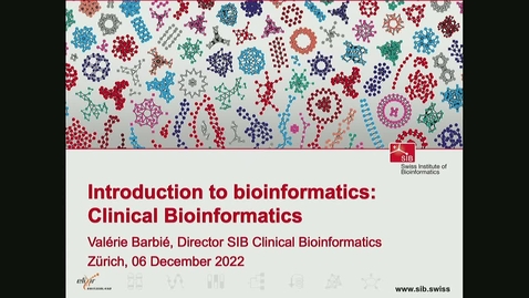 Thumbnail for Introduction to Bioinformatics - Lecture 12: Clinical Bioinformatics