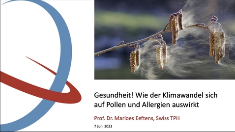 Thumbnail for Gesundheit! Wie der Klimawandel sich auf Pollen und Allergien auswirkt