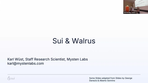Thumbnail for I.12 Sui and Walrus by Karl Wüst