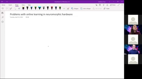Thumbnail for Webinar Day 6: WHICH ALGORITHMS CAN SUPPORT NEUROMORPHIC LEARNING?