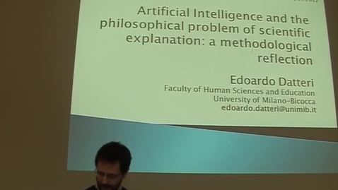 Thumbnail for Artificial Intelligence and the philosophical problem of scientific explanation: