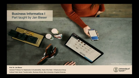 Thumbnail for Business Informatics I (L+E) (Wirtschaftsinformatik I) (03SM22BI0013)