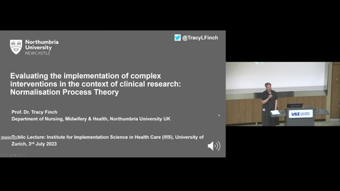 Thumbnail for Guest Lecture Finch Tracy 3. Juli 2023