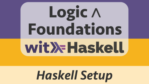 Thumbnail for Haskell 1: Setup