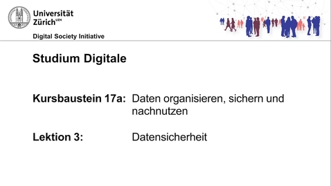 Thumbnail for Datensicherheit, Teil 2