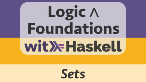 Thumbnail for Haskell 6: Sets