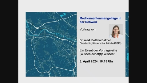 Thumbnail for Medikamentenmangel in der Schweiz (Dr. med. Bettina Balmer)