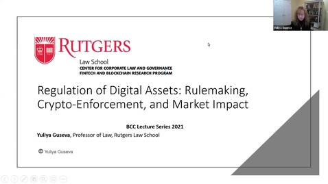 Thumbnail for Regulation of Digital Assets: Rulemaking, Crypto-Enforcement, and Market Impact