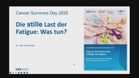 Thumbnail for Jan Schulze: Die stille Last der Fatigue: Was tun?