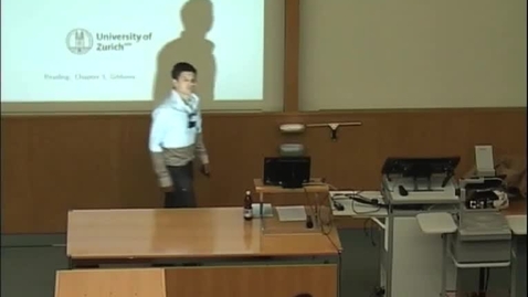 Thumbnail for Advanced Microeconomics I - Lecture 5