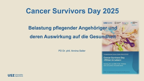 Thumbnail for Annina Seiler: Belastung pflegender Angehöriger und deren Auswirkung auf die Gesundheit