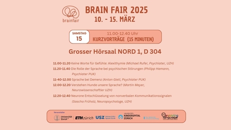Thumbnail for BrainFair 2025: Kurzvorträge
